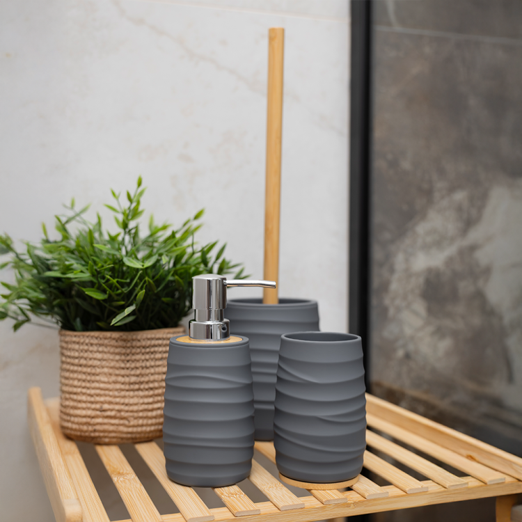 Dozownik na mydło AZURO szary